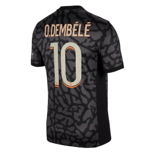 Fotballdrakt Herre Paris Saint-Germain Ousmane Dembele #10 Tredjedrakt 2023-24 Kortermet